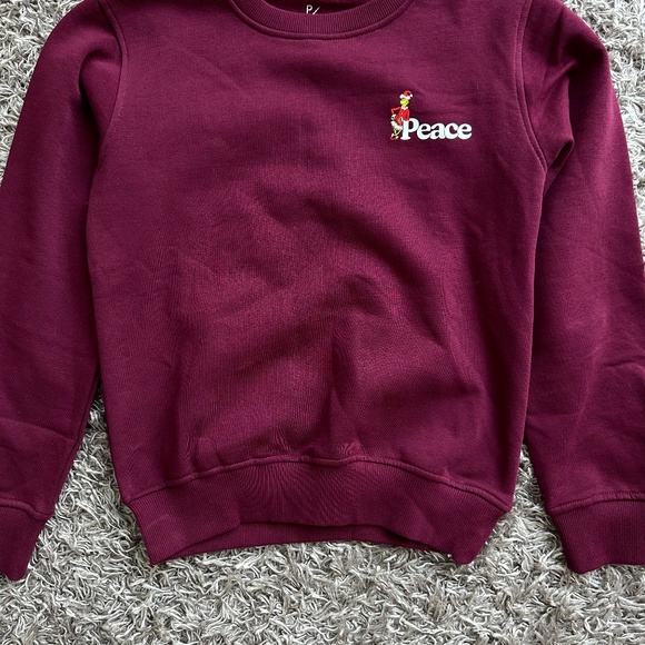 Peace Collective Grinch "Peace" Kids Crewneck - Picture 2 of 4